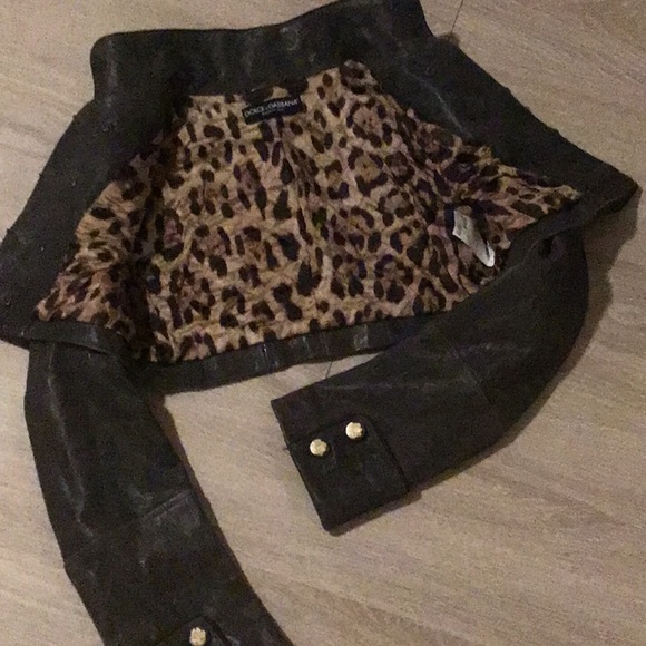 Dolce and Gabbana Leather Jacket - Picture 3 of 6